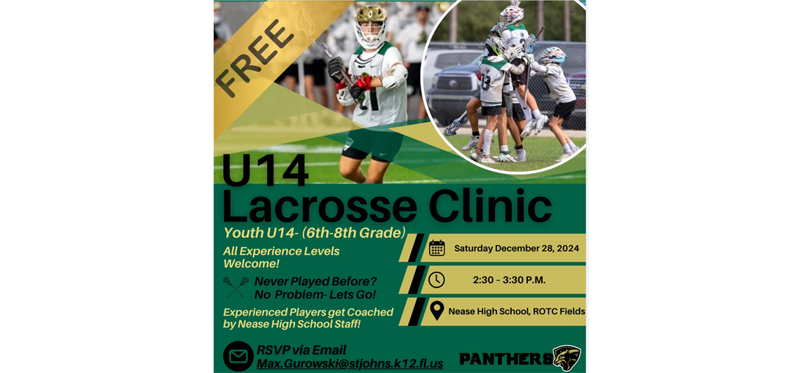 Free U-14 Lacrosse Clinic